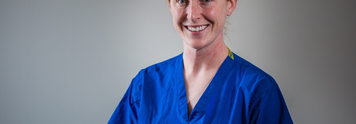 Smiling female medical assistant