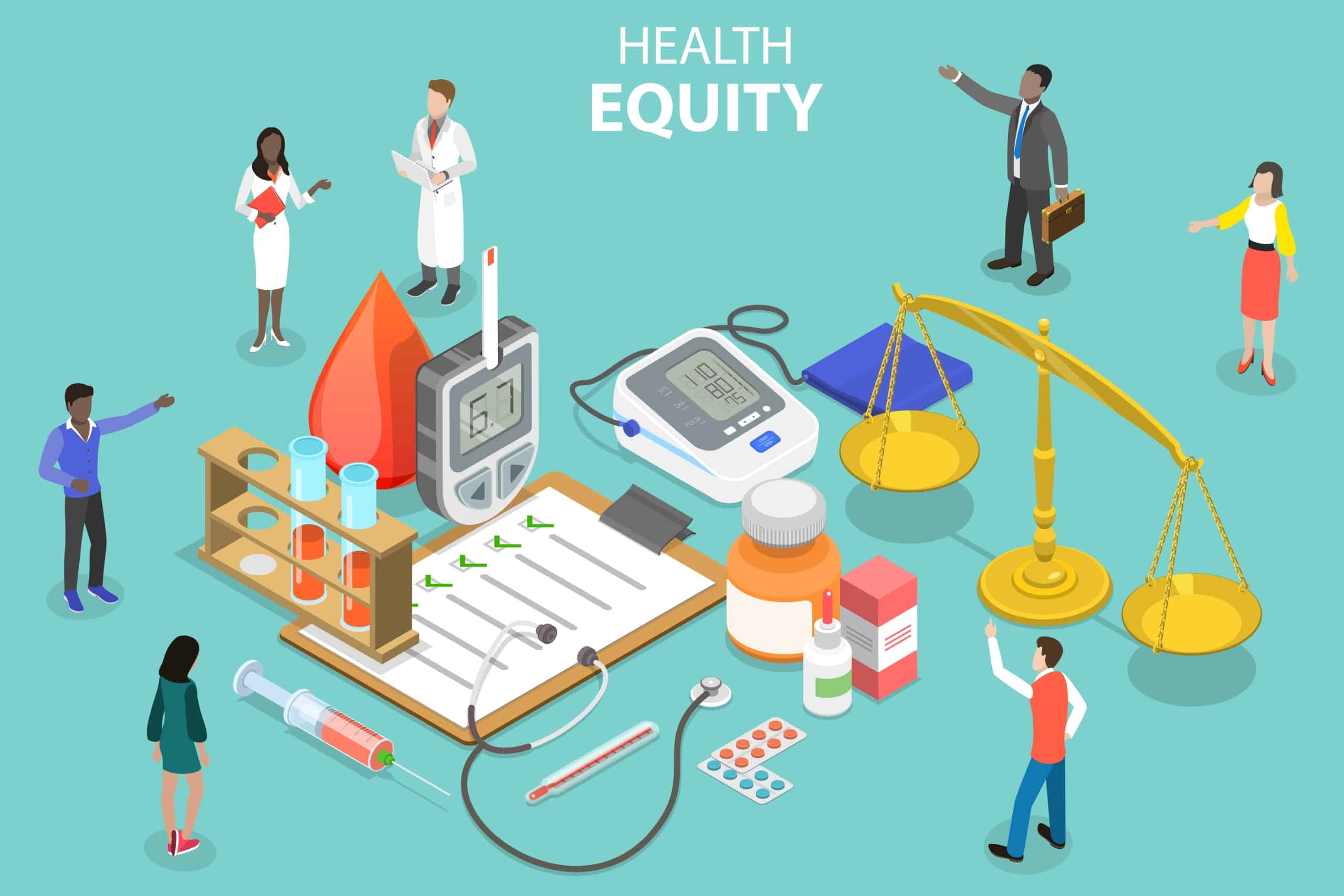 Illustration of health equity