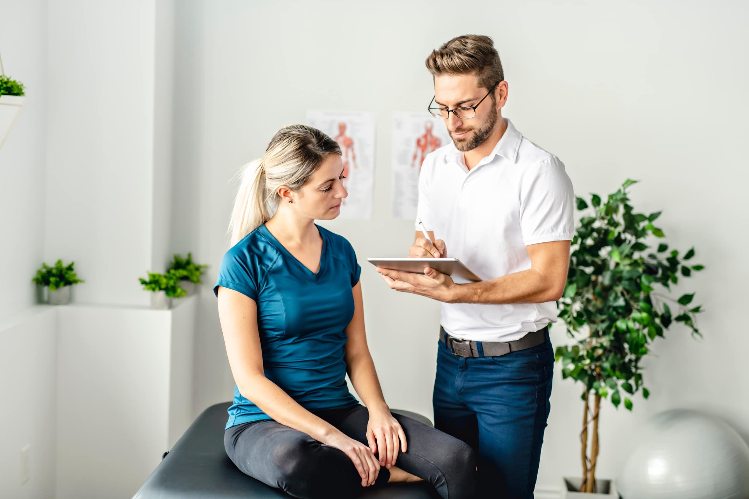 Physical Therapist Assistant with a patient
